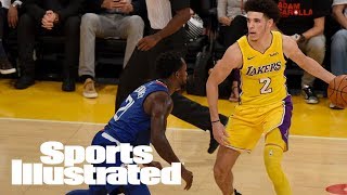 Lonzo Ball Gets Shut Down By Patrick Beverley In Nba Debut Si Wire Sports Illustrated