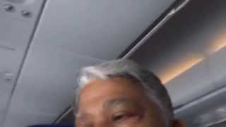 Suraj, Aruna & Hari Sharma Landing San Francisco By Lh 454 A380 From Frankfurt, Feb 08, 2015