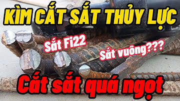 [VIDEO THỰC TẾ] Kìm cắt sắt thủy lực cắt sắt hiệu quả như thế nào?