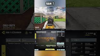 RAM 7 Blueprint Showcase For Season 4 COD Mobile 2026 #shorts