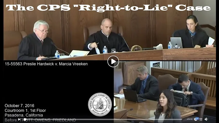 The CPS "Right to Lie" Case, October 7, 2016, Pasadena, California
