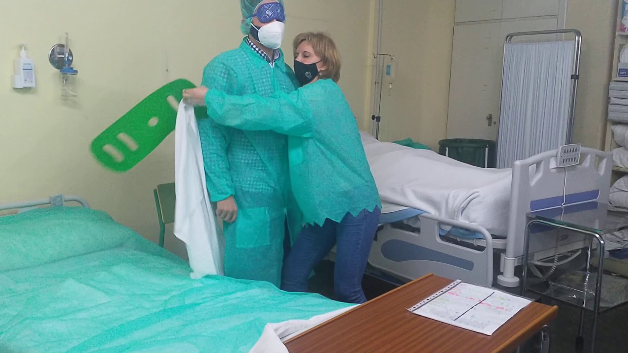 14- Movilización sillón-cama con pt que colabora