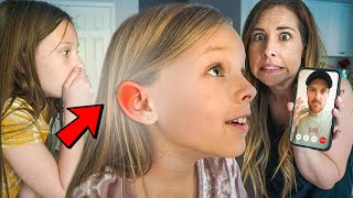 Peyton Gets DOUBLE EAR PIERCED Revenge Prank on Dad... (He Was So Mad!)