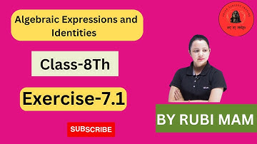 |Algebraic Expressions and Identities| EXERCISE-7.1 | Class 8th Manjeet Singh Maths|#manjeetsingh |