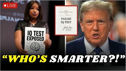 Trump daagde Jasmine uit voor een IQ-test — 36 seconden later onthulde ze een brief die hem verst...