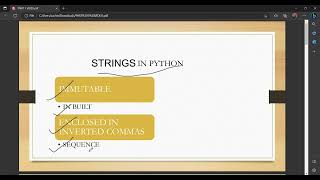 STRING MANIPULATION PART 1