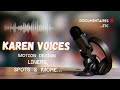 Karen voices docus etc   septembre 2022