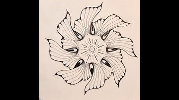100-day Zentangle Challenge - 18
