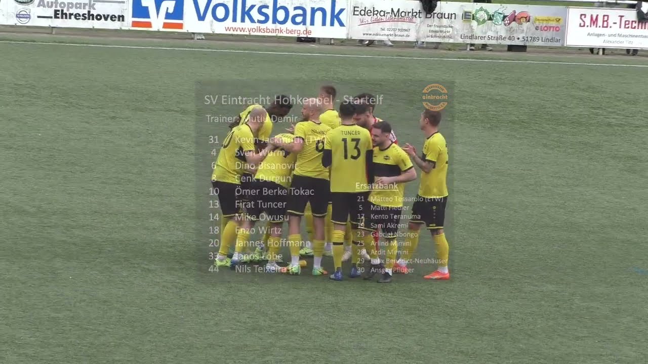 Mittelrheinliga | 25. Spieltag | SV Eintracht Hohkeppel vs. VfL 08 Vichttal