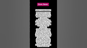 "Mastering Encapsulation in Java: Secure Your Data with Private Variables and Public Methods!"