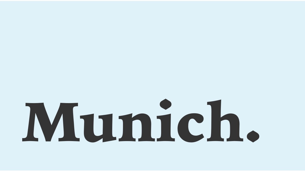 Munich - Showreel.