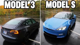 Tesla Model 3 Vs Tesla Model S Test Drive!