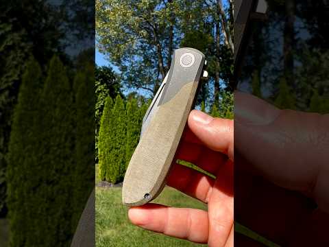 Available this Friday, 10/03! Jack Wolf Knives Scuffle Green Linen Micarta - J.W. Kollab Series