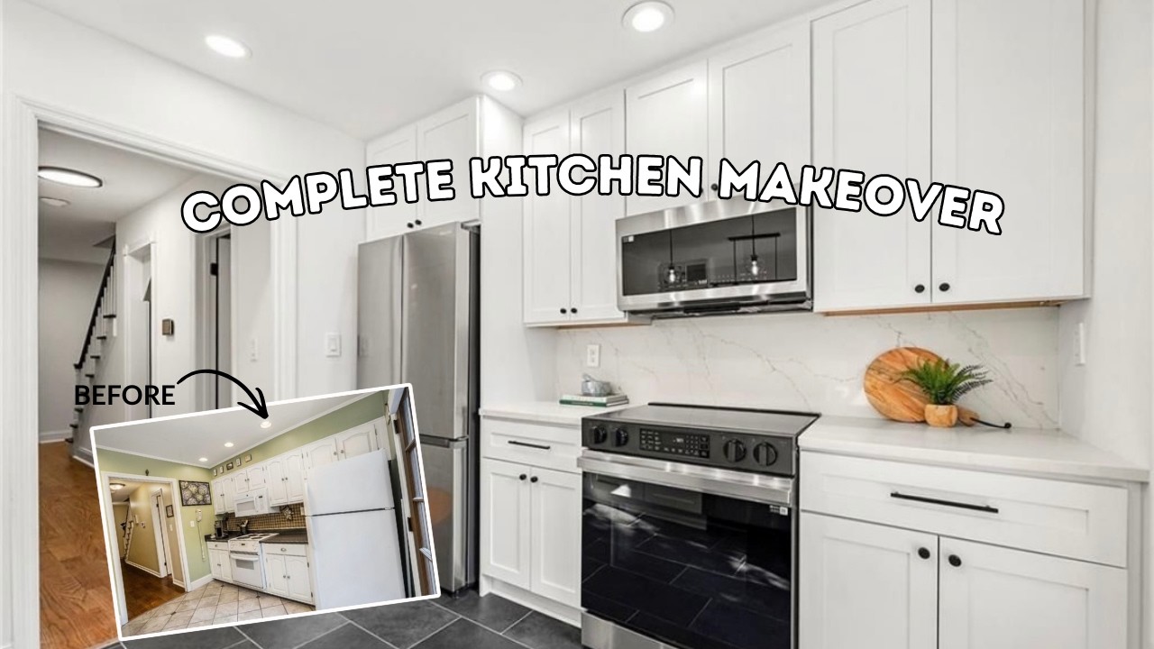 Complete Kitchen Makeover | DIY Kitchen Renovation From Start to Finish | Budget-Friendly Remodel