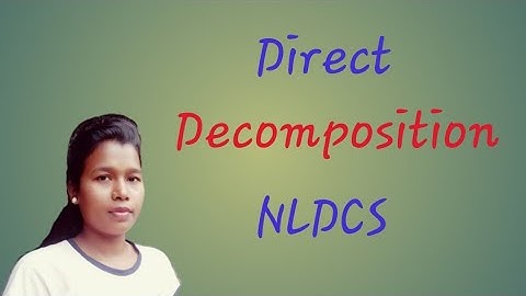Direct  decomposition  method