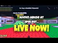 🔴STEAL A BRAINROT LIVE!🧠ADMIN ABUSE (3PM EST!!)