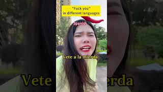 “Fuck you” in different languages #language #chinese #funny #memes