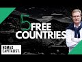 Five Free Countries with Second Residence