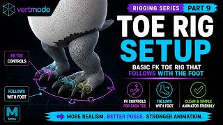 Why Toe Rigs Matter More Than You Think | Maya Rigging Tutorial