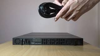 Cisco ISR4431 Router Unboxing and Power On