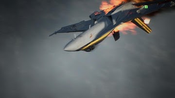 ACE COMBAT 7: 1v1 vs Therion schooled by his Su37 disabled