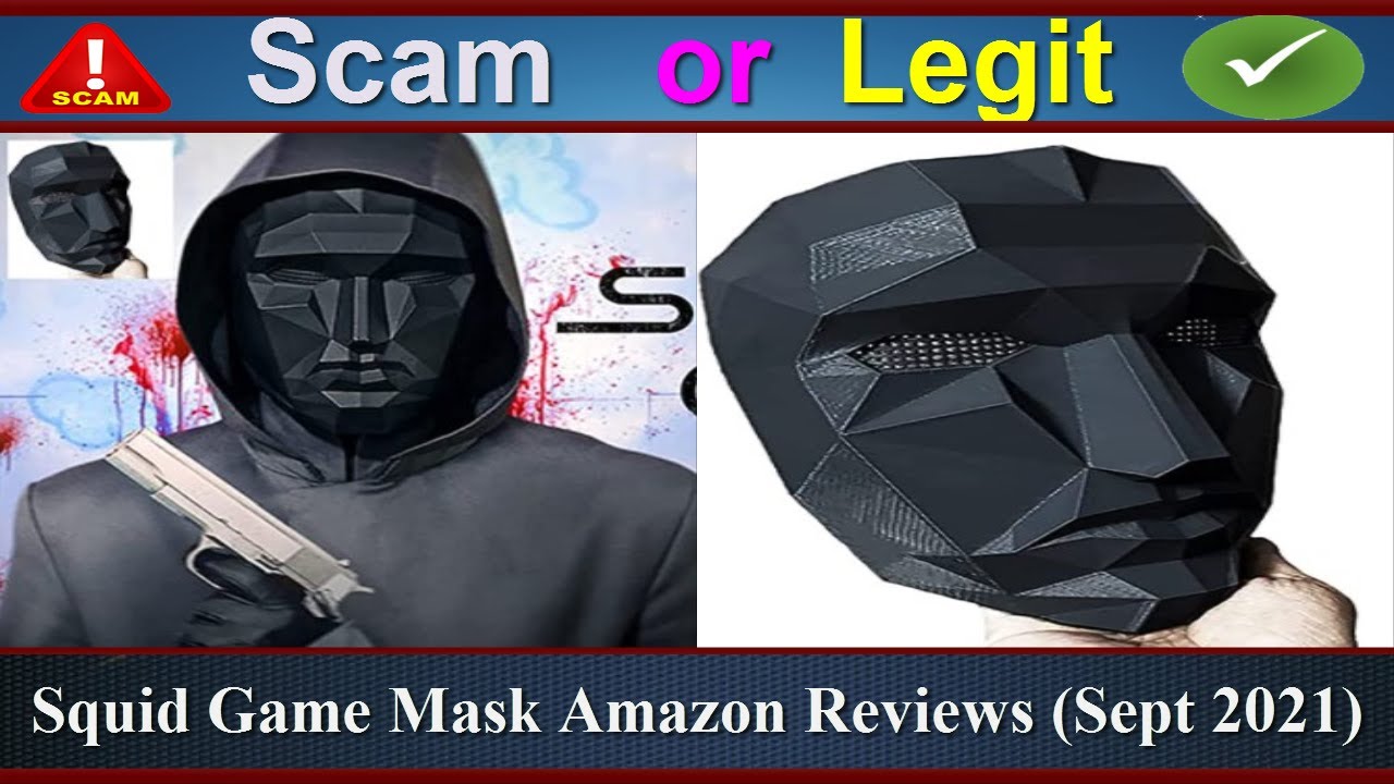 Squid Game Mask Amazon Reviews | Is Squid Game Mask Amazon Scam or Legit? |  Scam Website Reviews - YouTube