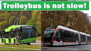 TROLLEYBUS IS NOT SLOW!  {Part 1}
