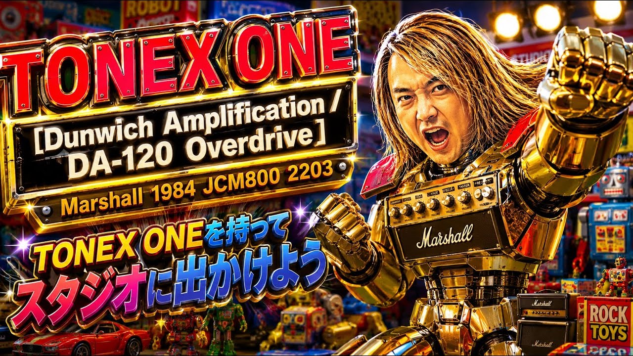 TONEX ONE【Dunwich Amplification / DA-120 Overdrive】・Marshall 1984 JCM800 2203