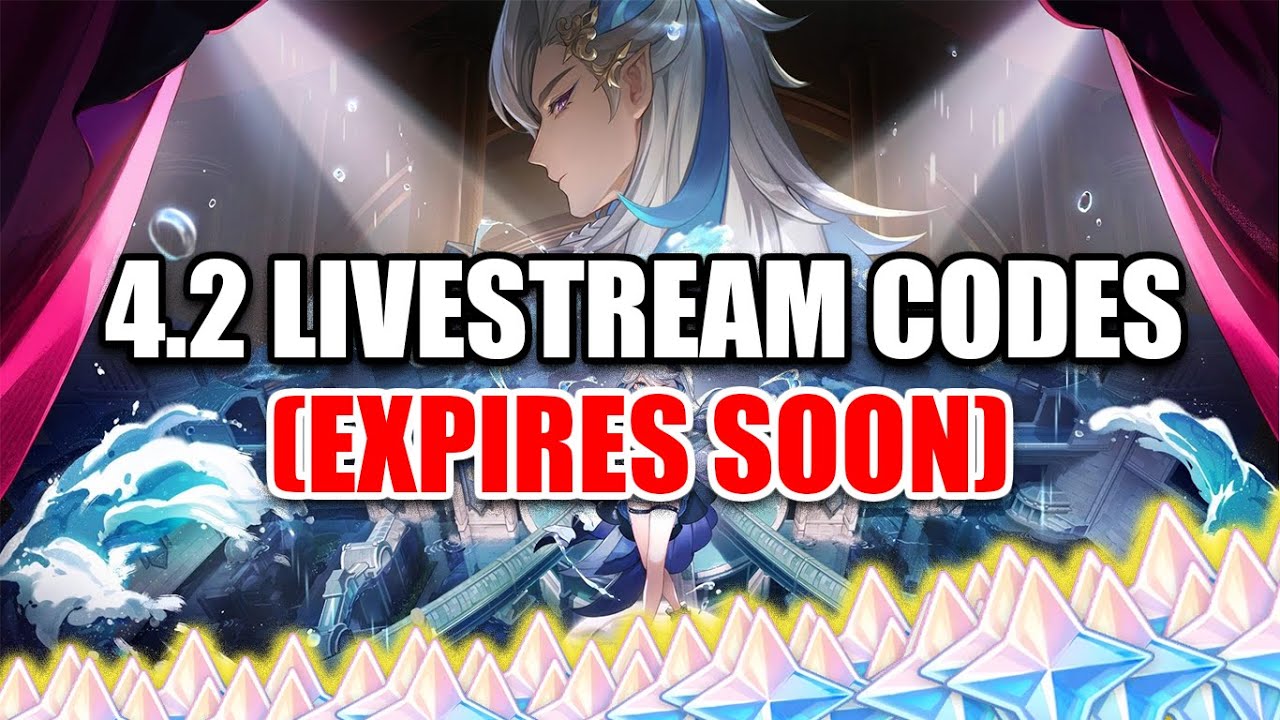 Genshin Universe on X: 4.2 LIVESTREAM CODES VA97KJNF24UV