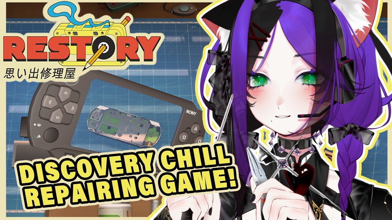 Discovery Day: FIXISH AT YOUR SERVICE! Chill Repairing Retro devices Game! #1 | Restory