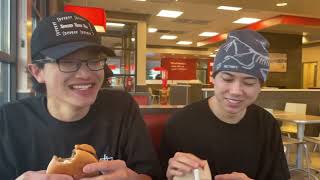 Trying the Famous Baconator from Wendy's!! (Burger Boys: Episode 2)