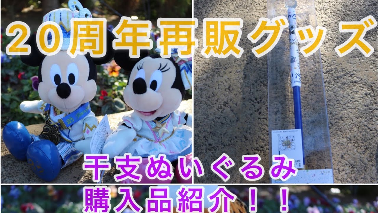 ２０周年再販グッズ 干支ぬいぐるみの購入品紹介 Youtube