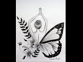 Hair Pencil Butterfly Drawing : How to draw Beautiful Butterfly | Pencil Sketch | Queen Of ... - Watch our channel for unlimited drawing tutorials almost on every subject.