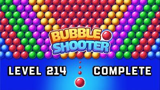 🎯 Bubble Shooter Level 214 | Perfect Aim & Full Walkthrough 💥 Bubble Shooter Gameplay | IVYGAMES