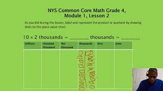 NYS Common Core Math Grade 4 module 1 lesson 2