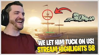 THIS GUY THOUGHT HE COULD TUCK ON US? Sea of Thieves & Helldivers 2! || Pace22 Stream Highlights #58