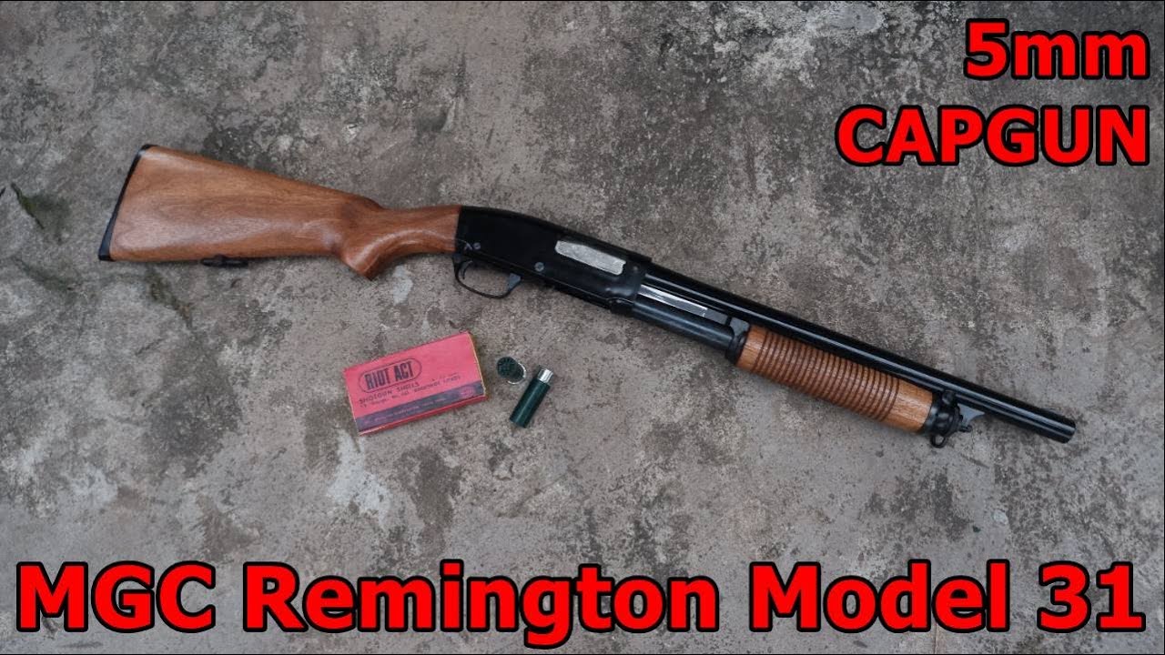 MGC Remington Model 31 (5mm, CAPGUN, 1984) - YouTube MGC Remington Model 31 (5mm, CAPGUN, 1984) - YouTube