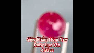 Ruby Lục Yên 4.33ct. Nhẫn Nam quá ok ạ #tungabs #ruby #kiến_thức_đá_quý