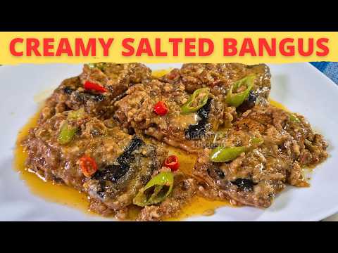 솔티드 에그 방우스 벨리(Bangus Belly) 크리미한 맛의 생선 요리
