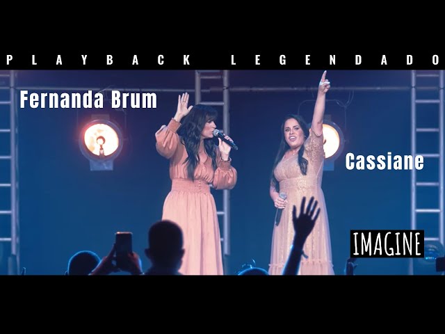 Imagine (part. Cassiane)  Single/EP de Fernanda Brum 