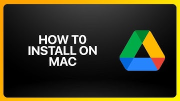How To Install Google Drive On Mac 2025! Tutorial