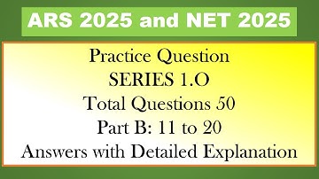 Practice Question for ASRB- NET and ARS 2025. Question for Agri. Structures and Process Engg. Part B