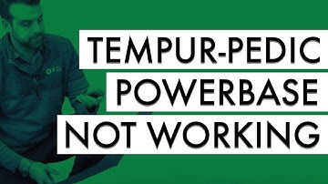 Tempur-Pedic Powerbase Not Working