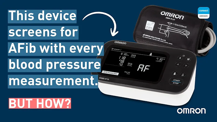 How does the OMRON 10 Series Blood Pressure Monitor screen for AFib? | Tech Explanation
