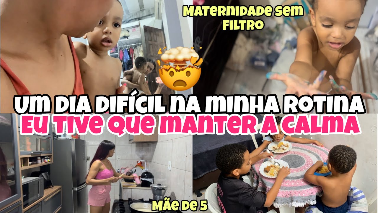 ROTINA DE MÃE E DONA DE CASA EM UM DIA DIFÍCIL 🤯| DANDO CONTA DE TUDO SOZINHA 