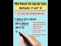 Can you solve this viral Math Puzzle? ( Rule of signs). @LearningHub-w4q