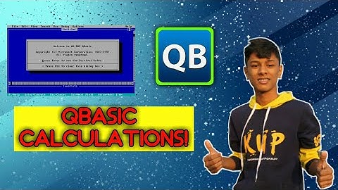 How to do addition,subtraction,multiplication,etc in qbasic