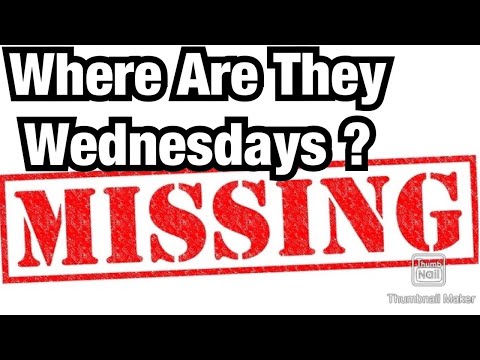 Where Are They Wednesday’s | Five Year Old Disappears overnight Door found unlocked | Missing People