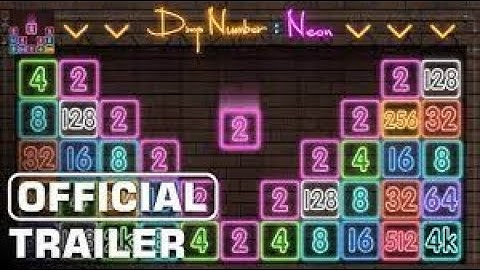 DROP NUMBER: NEON 2048| Android Gameplay