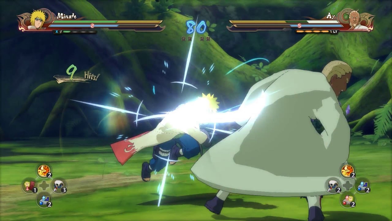 Naruto Shippuden Ultimate Ninja Storm 4 Fights Minato VS Fourth